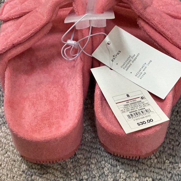 Womens Remi platform slides - a new day - coral orange - multiple sizes - new - Picture 6 of 8